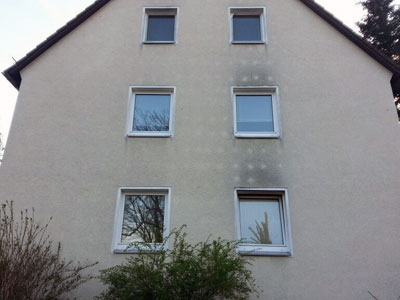 Schimmel an der Fassade
